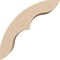 Ekena Millwork 3-inch W x 8-inch D x 8-inch H Ozark Rough Cedar Woodgrain TimberThane Knee Brace, Primed BRCUR03X08X08OZKRCPR - alternate 4